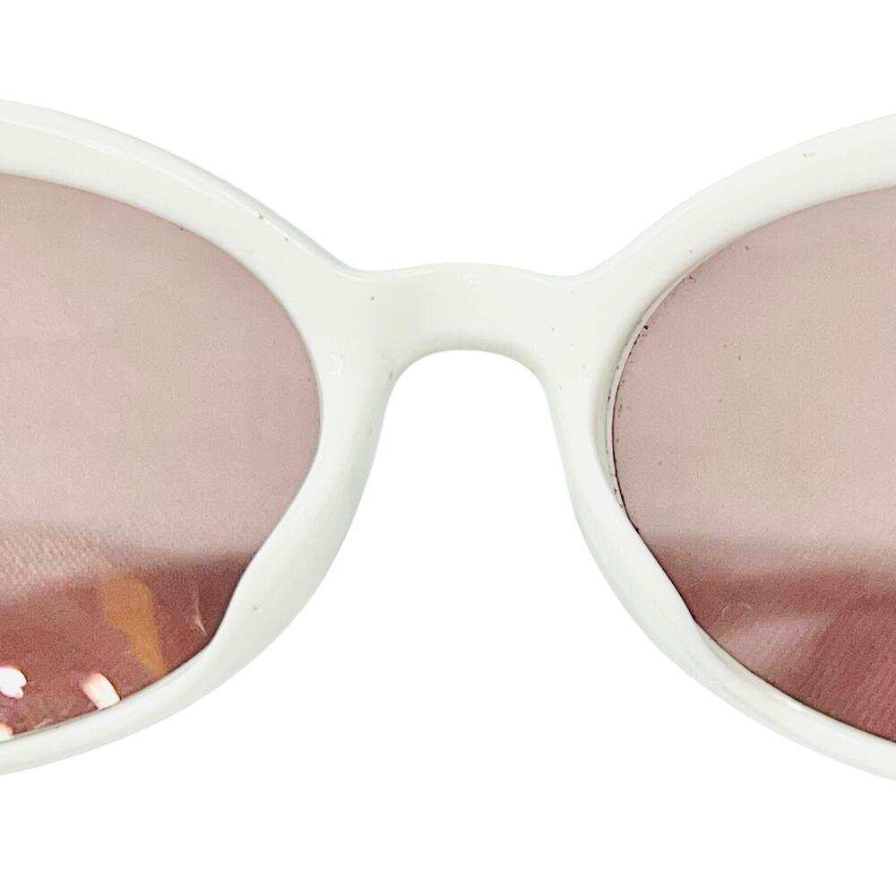 Black Flys Butter Fly Sunglasses Black White Frame Pink Lens USA New Vintage - Picture 9 of 12